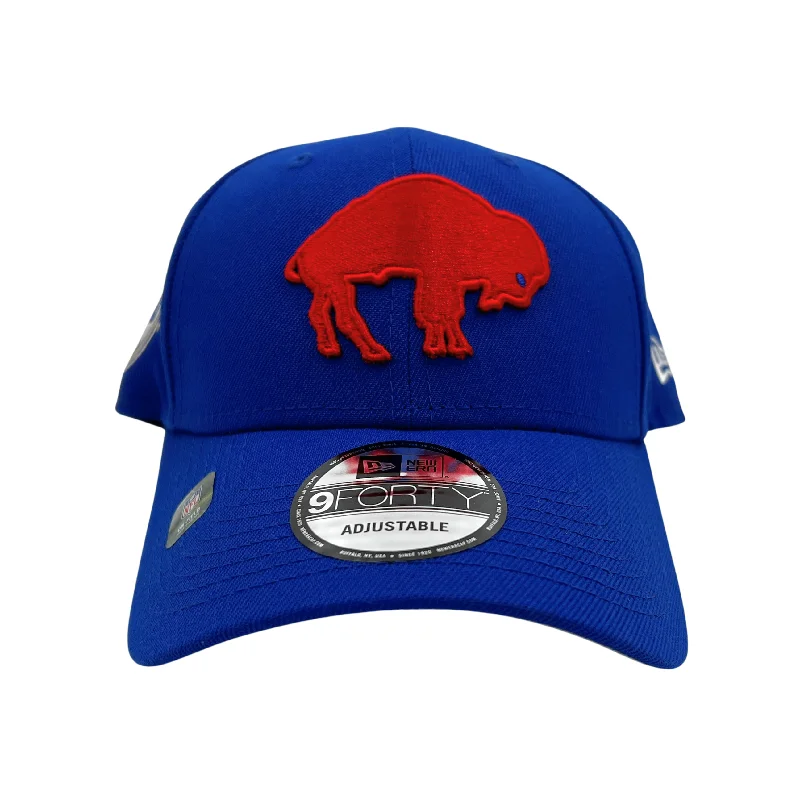 Buffalo Bills Royal With Retro Logo Adjustable Hat