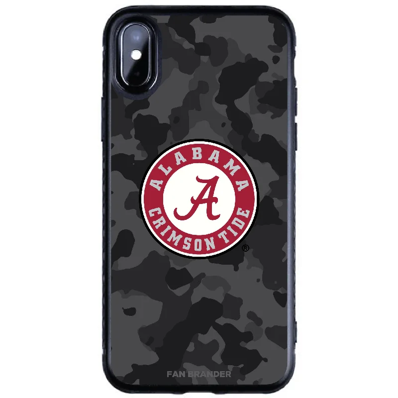 Fan Brander Black Slim Phone case with Alabama Crimson Tide Urban Camo design