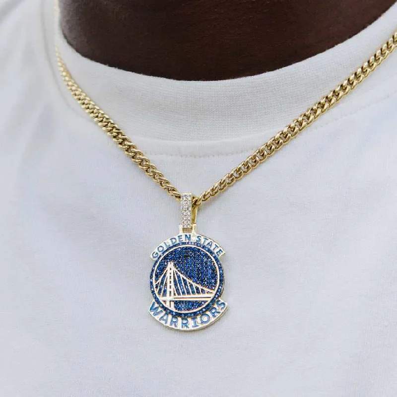 Golden State Warriors Official NBA Logo Pendant