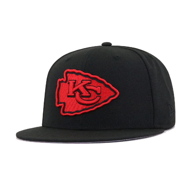 Kansas City Chiefs Black New Era 59Fifty Fitted