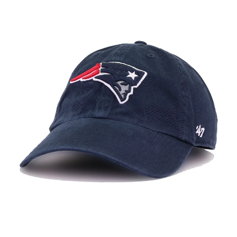 New England Patriots Navy 47 Brand Clean Up Dad Hat