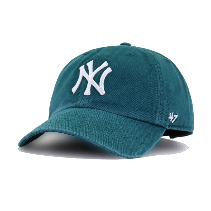 New York Yankees Pacific Green 47 Brand Clean Up Dad Hat